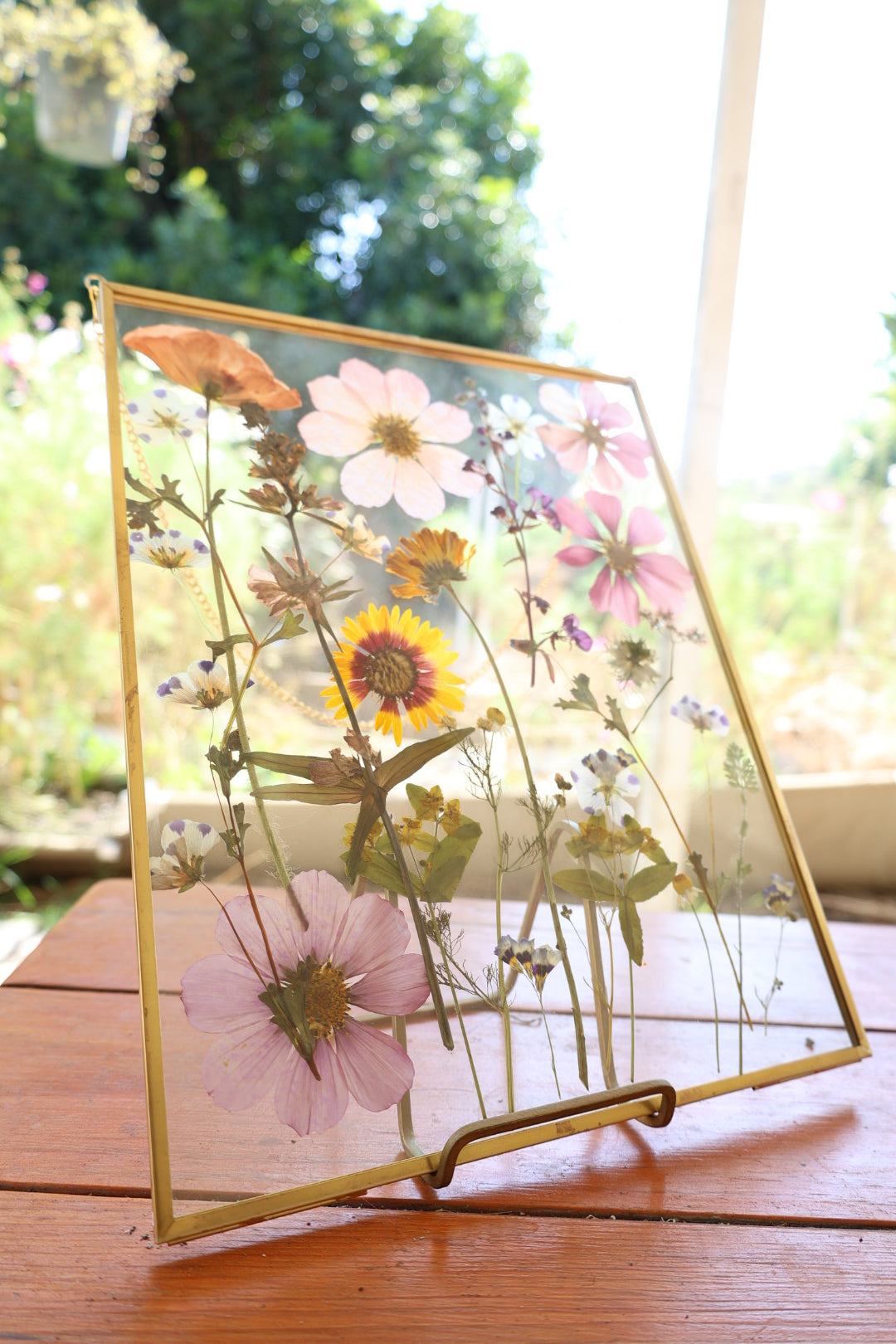 Pressed Flower Art, 11”x14”
