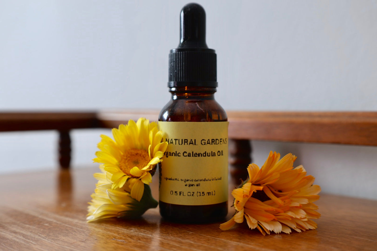 Organic Calendula Oil, 15 mL (0.5 oz)